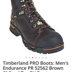 Timberland PRO Men's Endurance PR 52562 Brown Boots